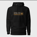Steel Toe Hustle hoodie matched to the sample